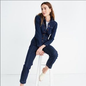 Madewell Dark Blue Denim Jumpsuit